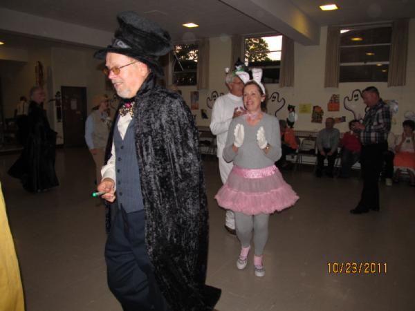 I vote for the rabbit ballerina dancer